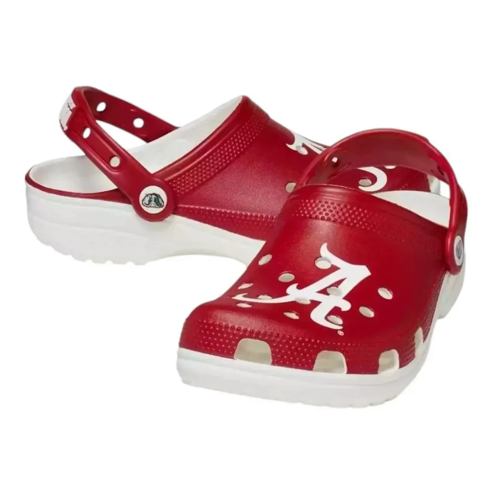 Crocs University of Alabama Classic Clogs Size Men's 10‎ Womens 12 NCAA Football